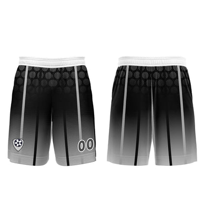 Custom Black White Uniform Jersey Kids Adults Personalized Set Jersey Shirt