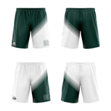 Custom Green White Reversible Basketball Suit for Adults and Kids Personalized Jersey