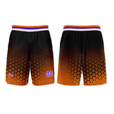 Custom Orange Purple Basketball Jersey Uniform Suit Printed Your Logo Name Number