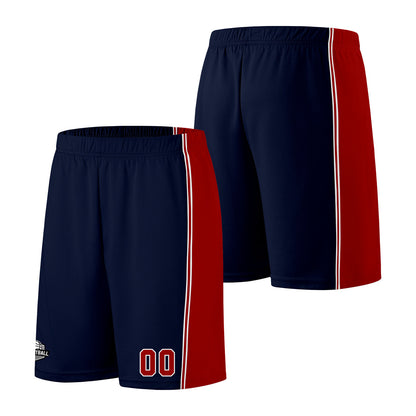Custom Navy Red Basketball Jersey for Men Women Adult Youth Stitched Name Number Logo