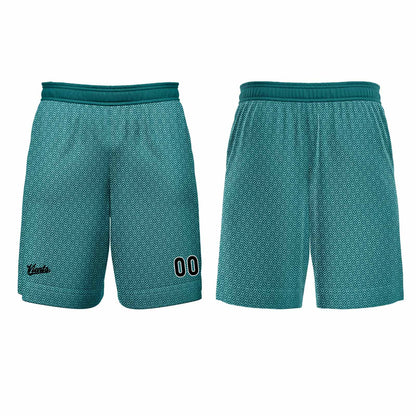 Custom Teal Basketball Soccer Football Shooting Long T-Shirt for Adults and Kids