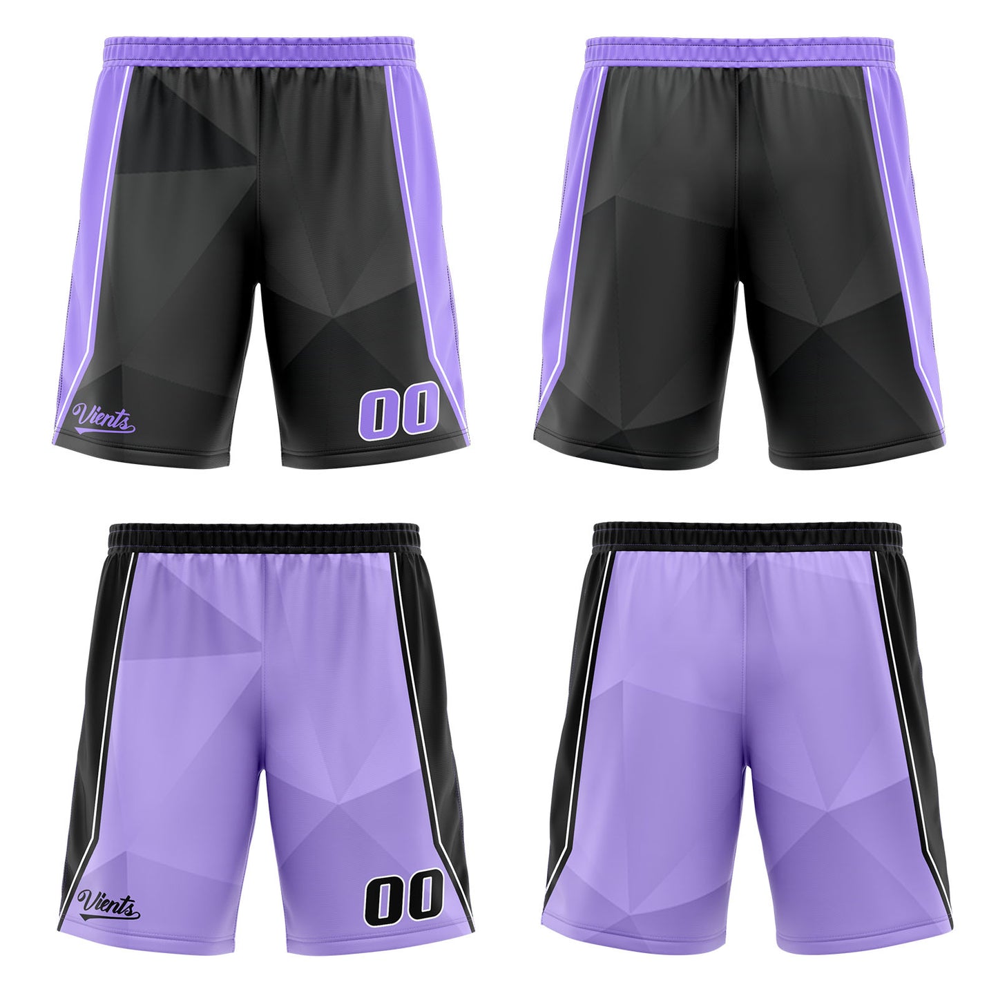 Custom Black Light Purple Reversible Basketball Suit for Adults and Kids Personalized Jersey