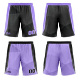 Custom Black Light Purple Reversible Basketball Suit for Adults and Kids Personalized Jersey