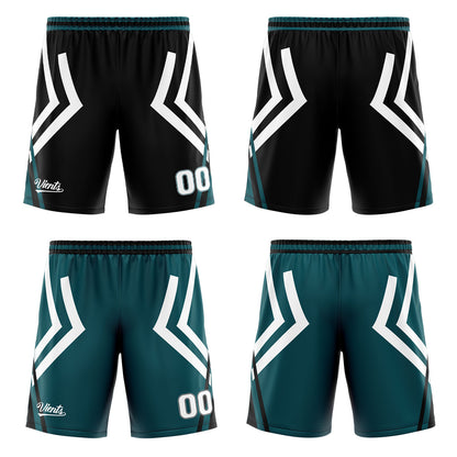 Custom Black Dull Green Reversible Basketball Suit for Adults and Kids Personalized Jersey