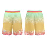 Custom Green Yellow Basketball Jersey Uniform Suit Printed Your Logo Name Number