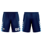 Custom Blue White Basketball Jersey Uniform Suit Printed Your Logo Name Number