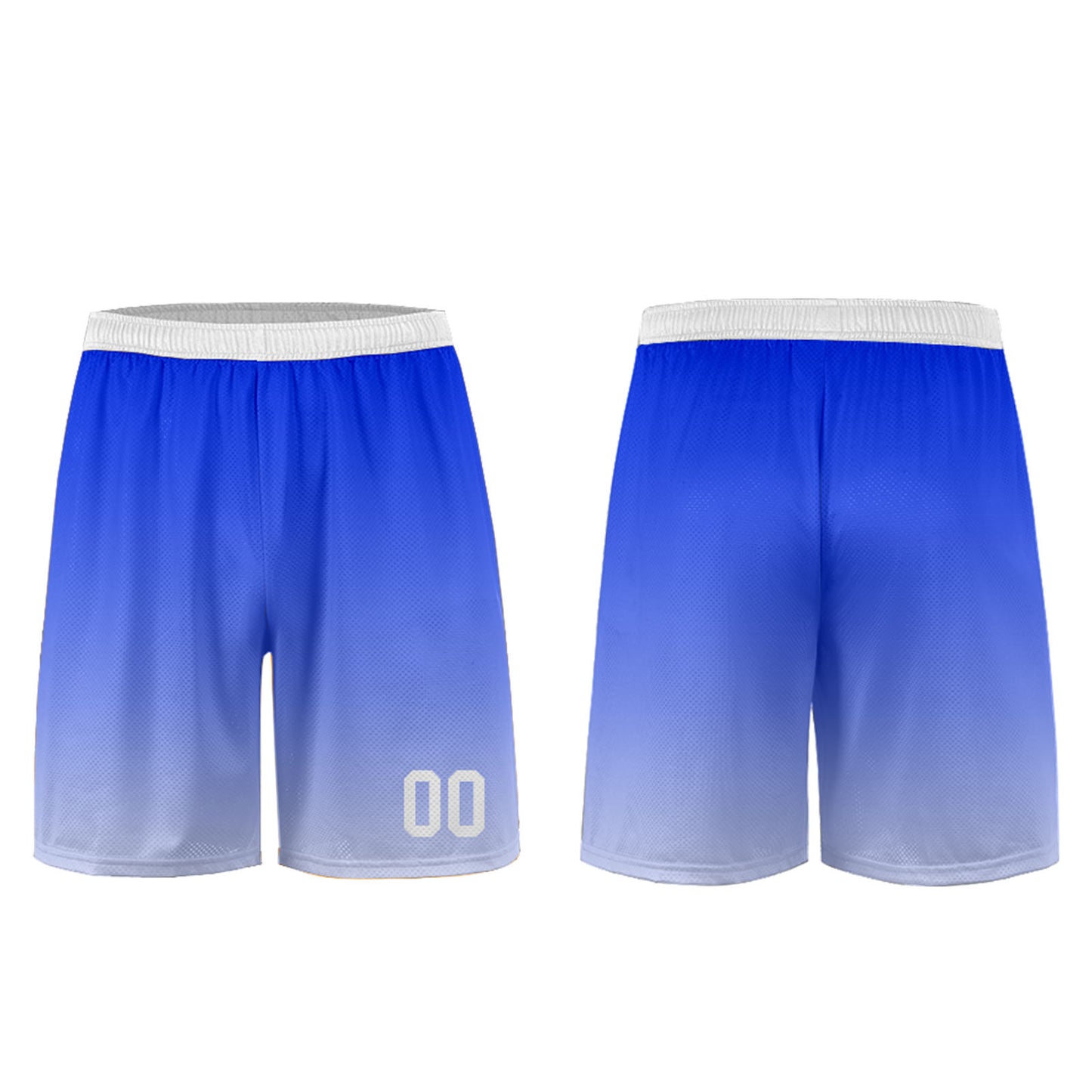 Custom Blue White Uniform Jersey Kids Adults Personalized Set Jersey Shirt
