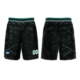 Custom Black Grass Green Basketball Jersey Uniform Suit Printed Your Logo Name Number
