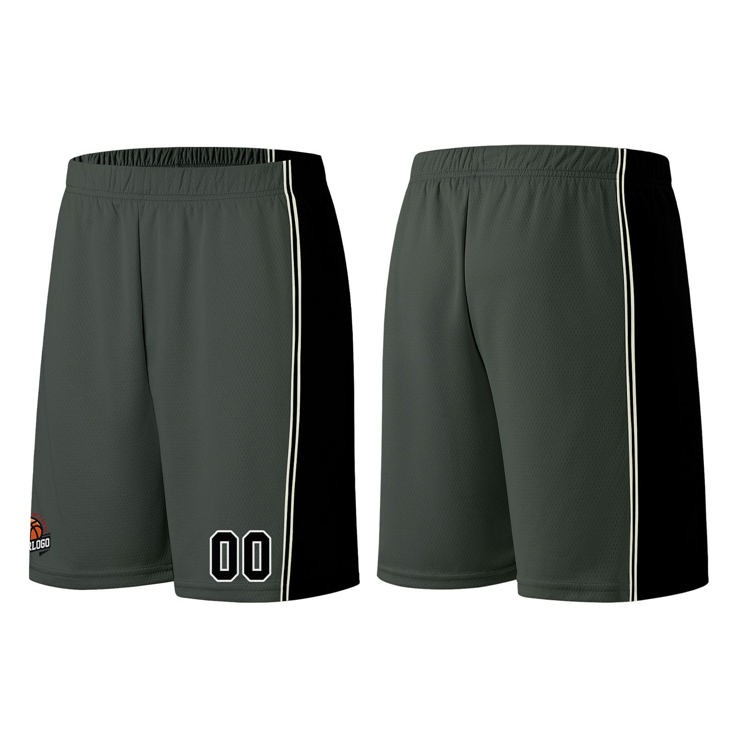 Custom Dark Gray-Black Basketball Jersey for Men Women Adult Youth Stitched Name Number Logo