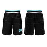 Custom Black Blue Basketball Jersey Uniform Suit Printed Your Logo Name Number