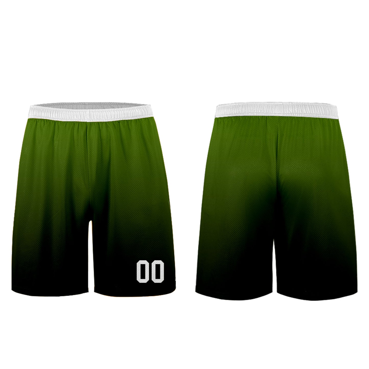 Custom Olive Green Black Uniform Jersey Kids Adults Personalized Set Jersey Shirt