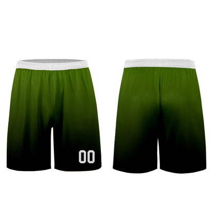Custom Olive Green Black Uniform Jersey Kids Adults Personalized Set Jersey Shirt