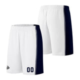 Custom White Navy Basketball Jersey for Men Women Adult Youth Stitched Name Number Logo