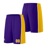 Custom Purple Yellow Basketball Jersey for Men Women Adult Youth Stitched Name Number Logo