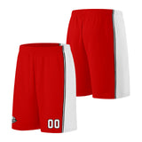 Custom Red White Basketball Jersey for Men Women Adult Youth Stitched Name Number Logo