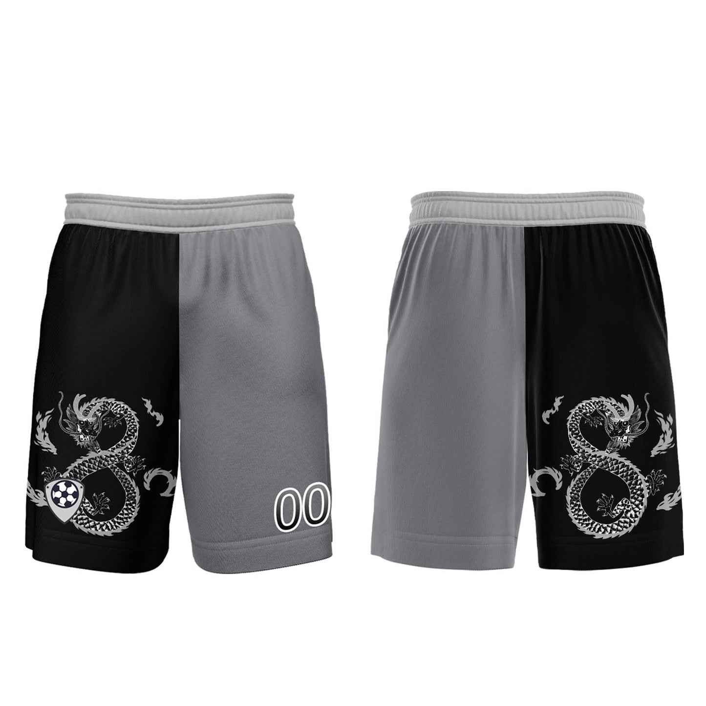 Custom Black Gray Uniform Jersey Kids Adults Personalized Set Jersey Shirt