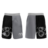 Custom Black Gray Uniform Jersey Kids Adults Personalized Set Jersey Shirt