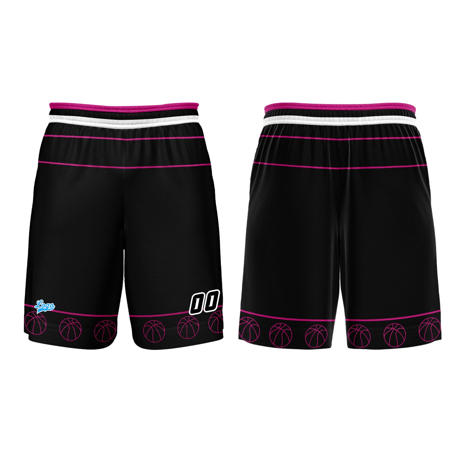 Custom White Rose Basketball Jersey Uniform Suit Printed Your Logo Name Number