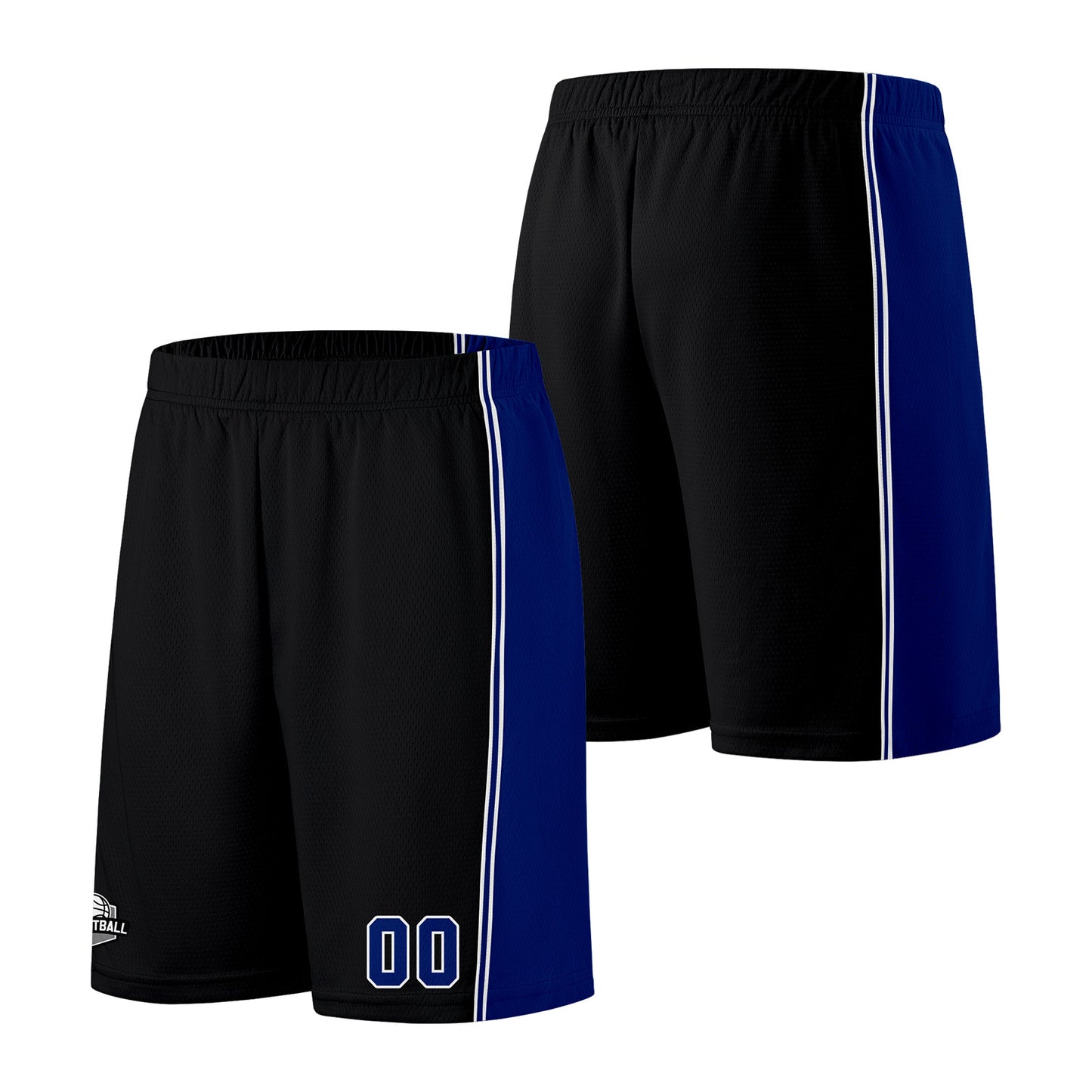 Custom Black Royal Basketball Jersey for Men Women Adult Youth Stitched Name Number Logo