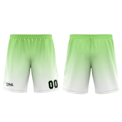 Custom White Green Basketball Jersey Uniform Suit Printed Your Logo Name Number