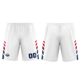 Custom White Blue Basketball Jersey Uniform Suit Printed Your Logo Name Number