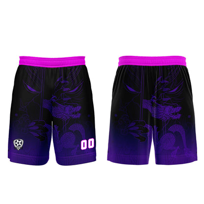 Custom Black Purple Uniform Jersey Kids Adults Personalized Set Jersey Shirt