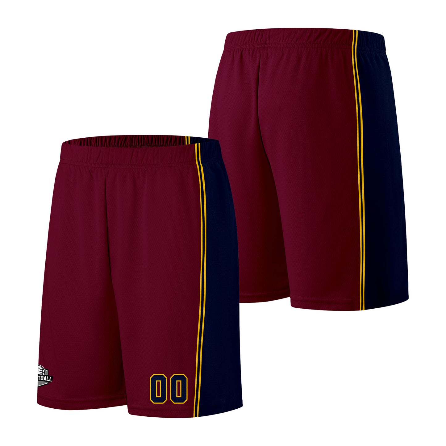 Custom Burgundy Navy Basketball Jersey for Men Women Adult Youth Stitched Name Number Logo