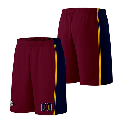 Custom Burgundy Navy Basketball Jersey for Men Women Adult Youth Stitched Name Number Logo
