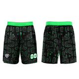 Custom Black Green Soccer Uniform Jersey Kids Adults Personalized Set Jersey Shirt