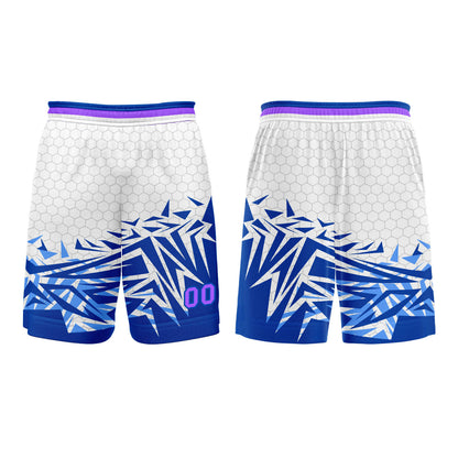Custom Blue Violet Basketball Jersey Uniform Suit Printed Your Logo Name Number