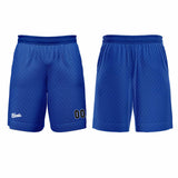 Custom Blue Basketball Soccer Football Shooting Long T-Shirt for Adults and Kids