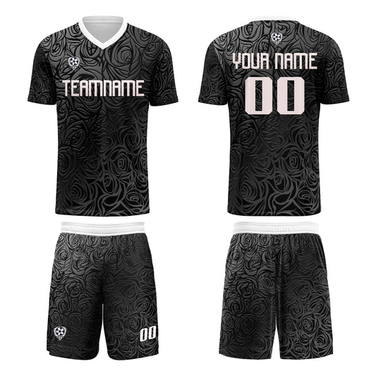 Custom Gray Silver Uniform Jersey Kids Adults Personalized Set Jersey Shirt