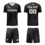 Custom Gray Silver Uniform Jersey Kids Adults Personalized Set Jersey Shirt