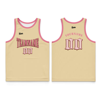 Custom Brick Red Red Wide Shoulder Basketball Jersey, Breathable Mesh Team Uniform for Adult & Yout