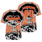 Custom Flesh Color Baseball Jersey Print Personalized Name, Number and Logo