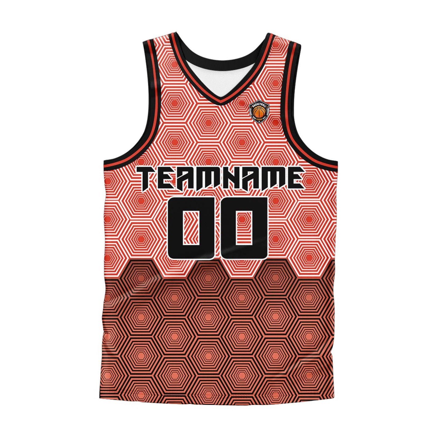 Custom Dark Orange Basketball Jersey Uniform Suit Printed Your Logo Name Number