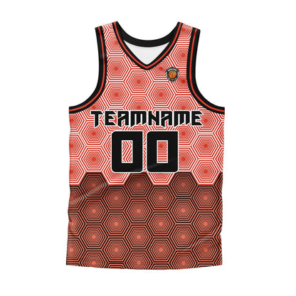 Custom Dark Orange Basketball Jersey Uniform Suit Printed Your Logo Name Number