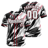 Custom Gray Button Down Baseball Jersey for Men Women Adult Youth Print Name Number Logo