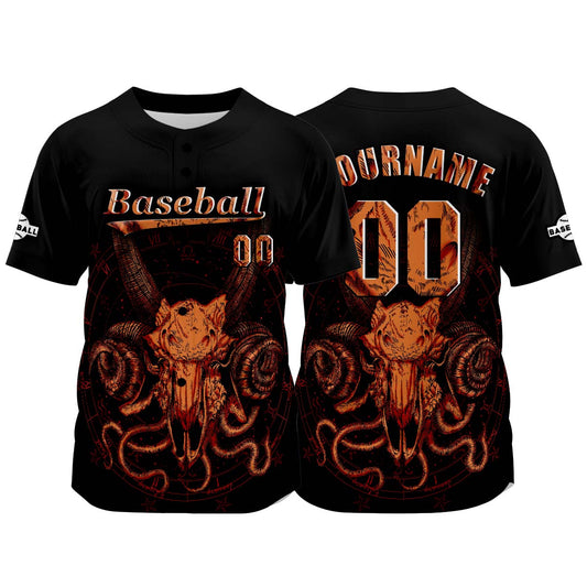 Custom Blue Baseball Jersey Print Personalized Name, Number and Logo