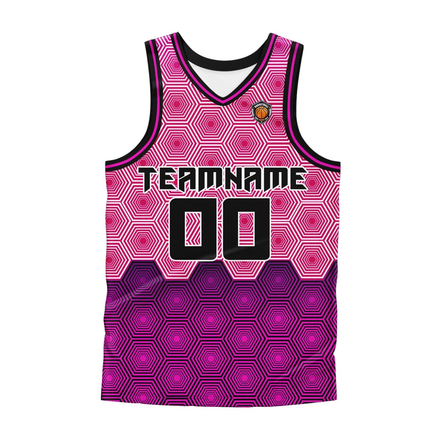 Custom Rose Basketball Jersey Uniform Suit Printed Your Logo Name Number