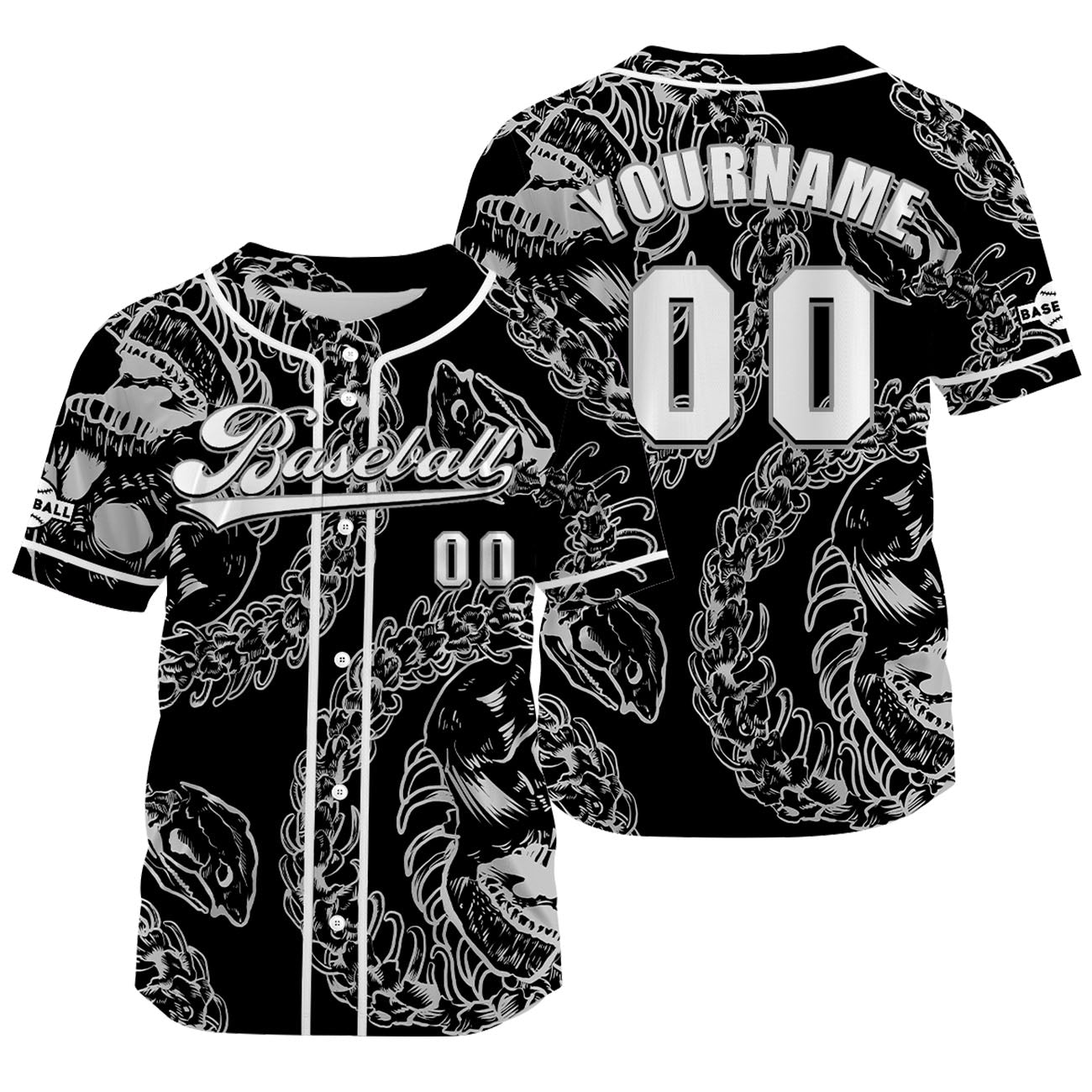 Custom Grey Button Down Baseball Jersey for Men Women Adult Youth Print Name Number Logo