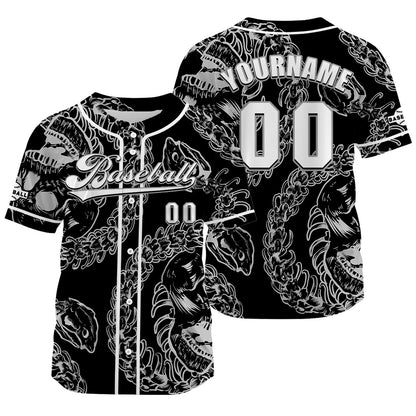 Custom Grey Button Down Baseball Jersey for Men Women Adult Youth Print Name Number Logo