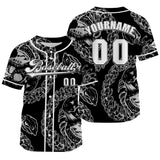Custom Grey Button Down Baseball Jersey for Men Women Adult Youth Print Name Number Logo