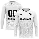 Custom Basketball Soccer Football Shooting Long T-Shirt for Adults and Kids White