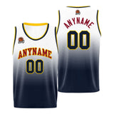 Custom Basketball Jersey Personalized Stitched Team Name Number Logo White&Navy