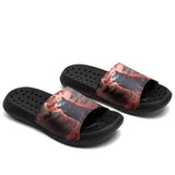Customized Basketball Slippers With Added Patterns, Name Number Logo