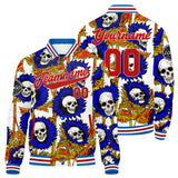 Custom Blue Red Varsity Jacket for Men Women and Youth with Personalized Letterman Jacket