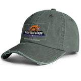 Custom Distressed & Washed Denim Baseball Cap – Unisex Streetwear Style