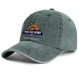 Personalized Custom Washed Cowboy Trucker Hat with Logo Fashion Accessory Dark Green