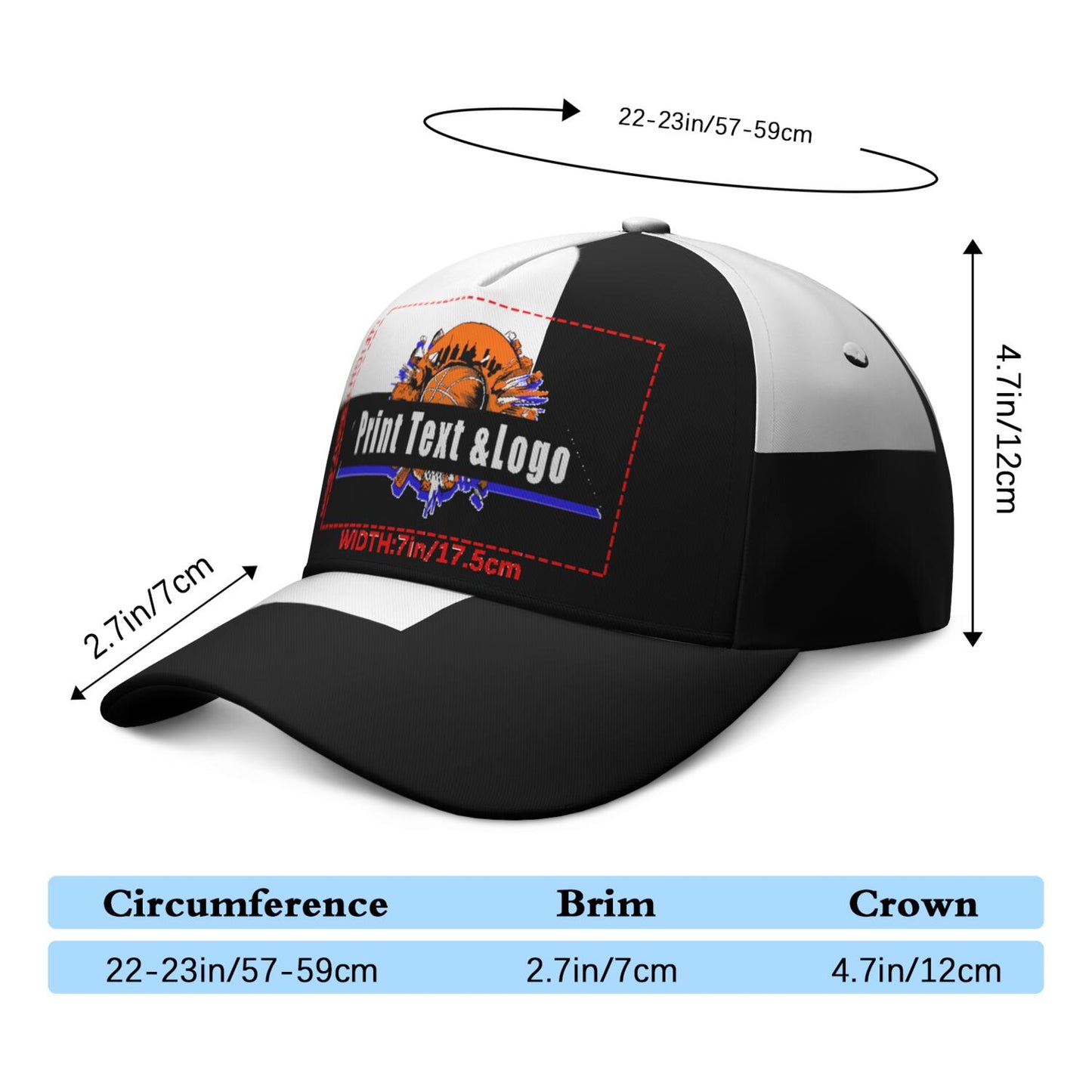 Custom White Black Duckbill Mesh Cap Elevate Your Style with Personalized Comfort